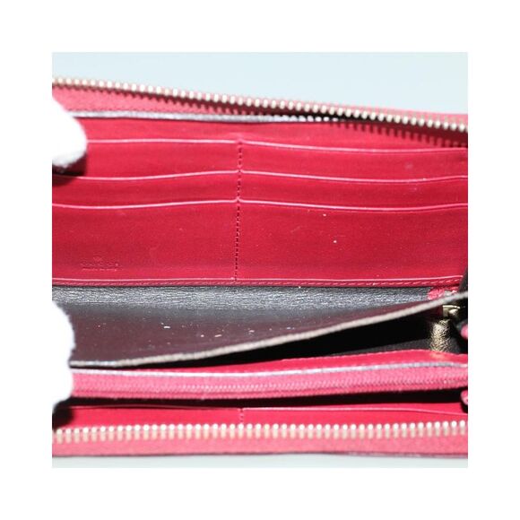 Pre Loved GUCCI GG Canvas ssima Long Wallet Wine Red 282477 Auth 54060 - Picture 9 of 10